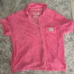 Juicy Couture Pink Button Down Kids Shirt